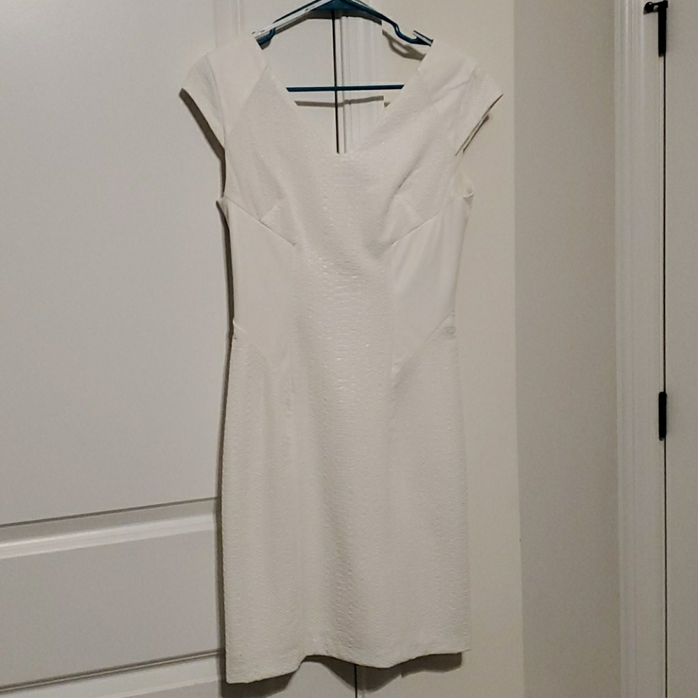 Cute white pencil dress